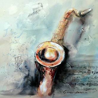 Musical Instrument oil painting